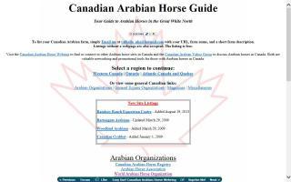 Canadian Arabian Horse Guide