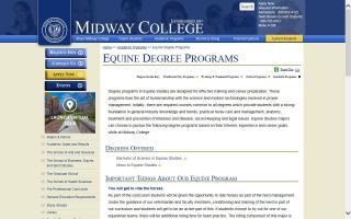 Midway College: Equine
