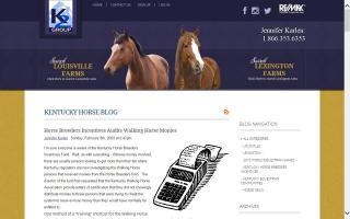 Kentucky Horse Farms and Real Estate Blog