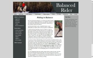 Riding in Balance