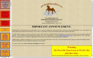 Saddlebred Web / Saddlebred Showcase