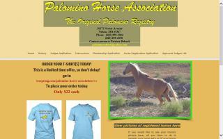 Palomino Horse Association Home Page