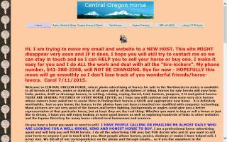 Central Oregon Horse