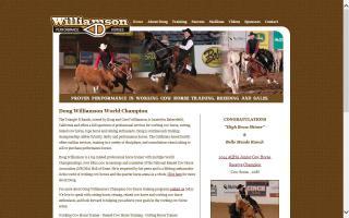 Doug Williamson Champion Cow Horses / Triangle D Ranch