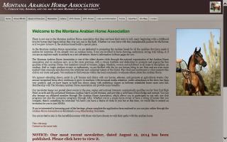 Montana Arabian Horse Association - MAHA