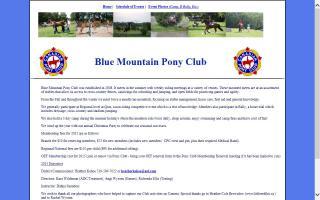 Blue Mountain Pony Club