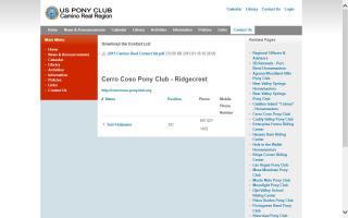 Cerro Coso Pony Club