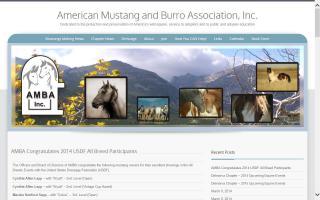American Mustang and Burro Association, Inc. - AMBA