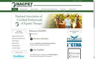National Association of Certified Professionals of Equine Therapy - NACPET