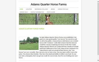Adams Quarter Horse Farms