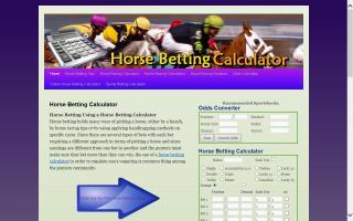 Horse Betting Calculator
