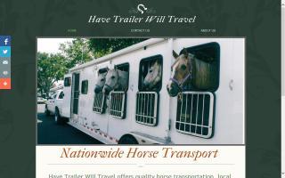 Have Trailer Will Travel Horse Transport