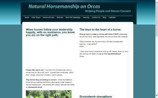 Natural Horsemanship on Orcas