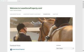 Lease Horse Property