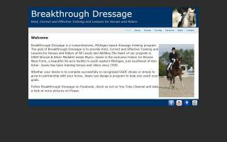 Breakthrough Dressage - Misty Meadow Farm
