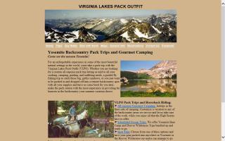 Virginia Lakes Pack Outfit