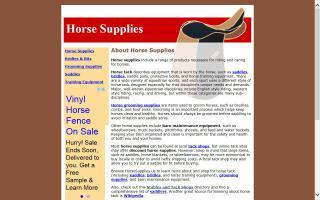 Horse Supplies