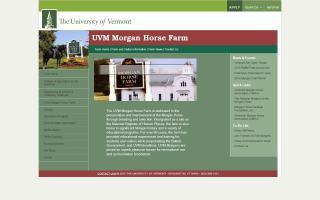 University of Vermont - UVM Morgan Horse Farm